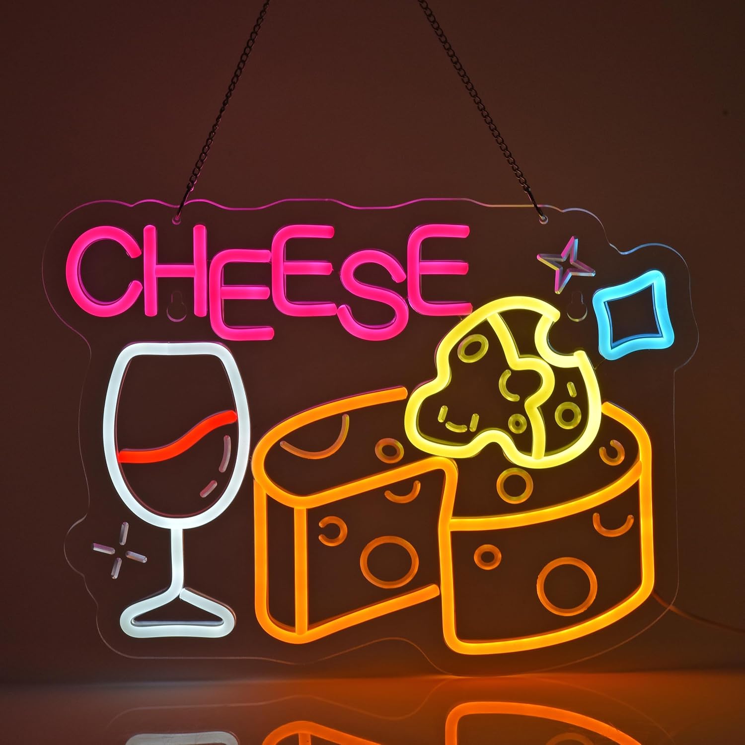 Outdoor Lighting For Store - Cheese Neon Sign, Neon Lights Wall