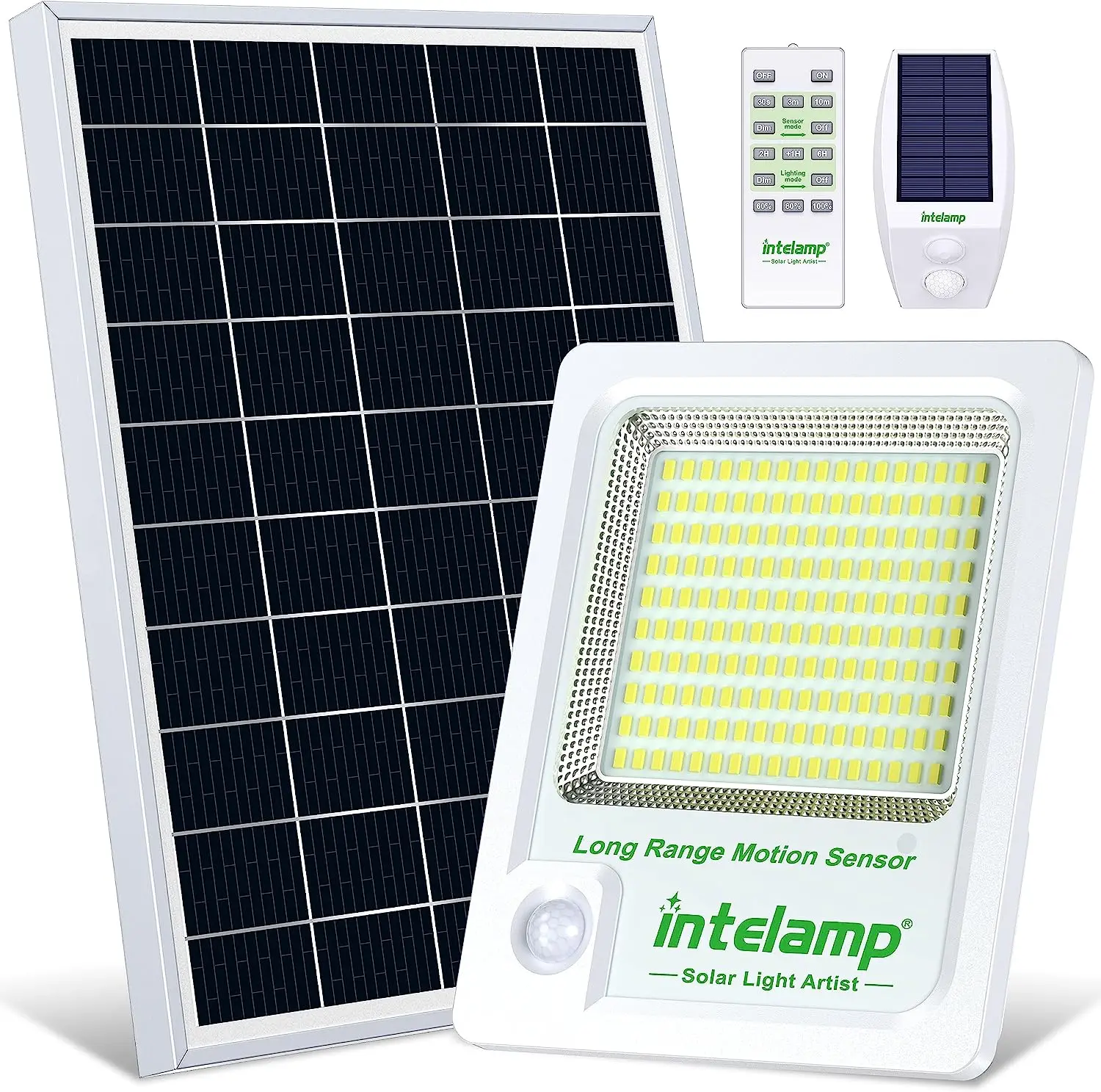 Dusk To Dawn Bulb - Solar Light Outdoor Motion Sensor Flood