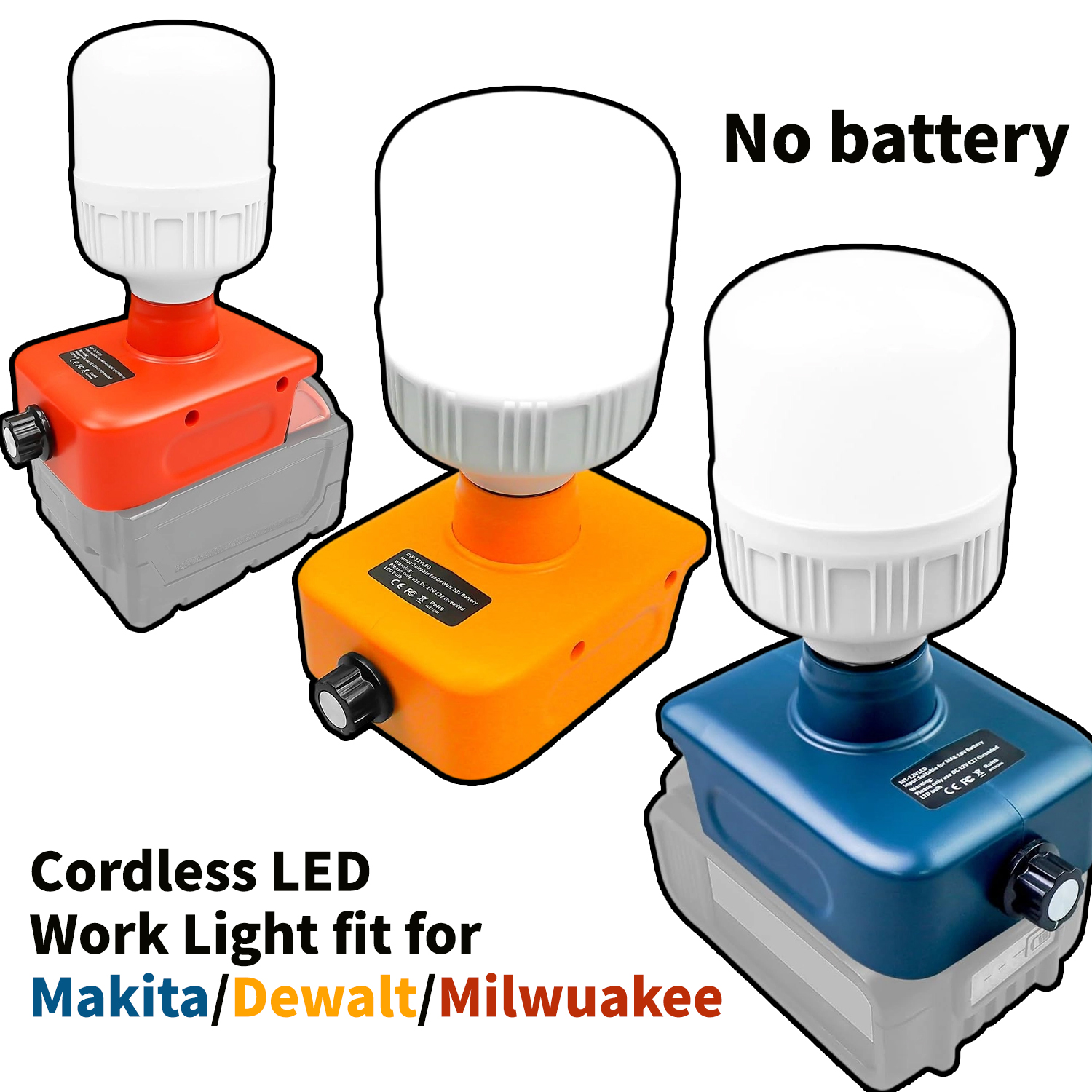 Outdoor Lighting Jobs - Cordless LED Work Light Fit for