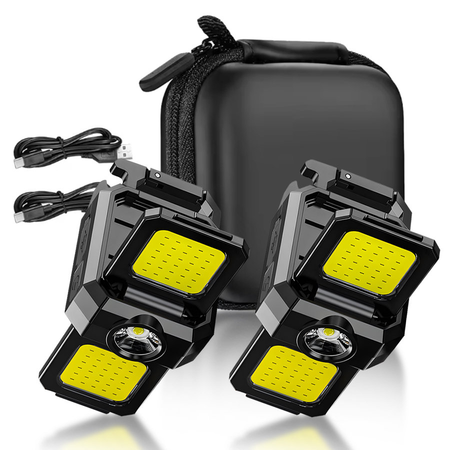 Zinc Outdoor Lighting - Mini LED Handheld Flashlights USB Rechargeable