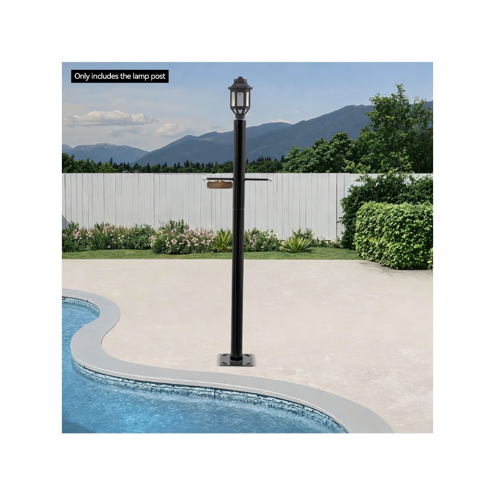 Outdoor Lighting Decoration - 2.5m Split Street Light Pole -