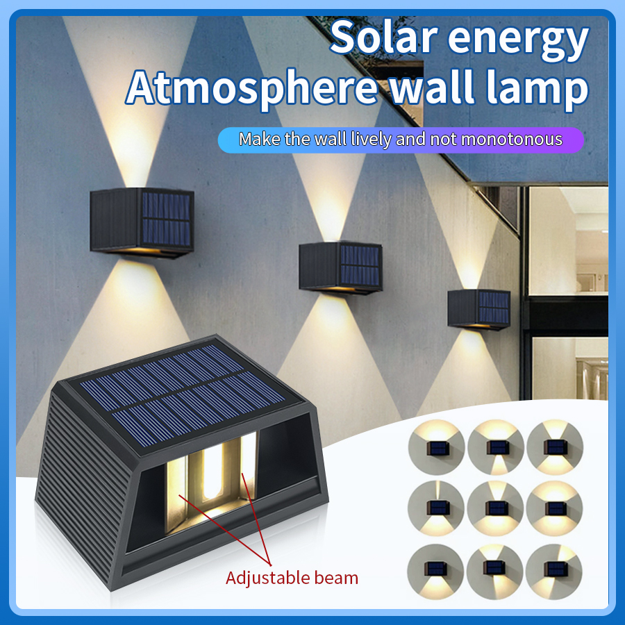 Dusk To Dawn Bulb - Outdoor Solar Fence Light LED Wall