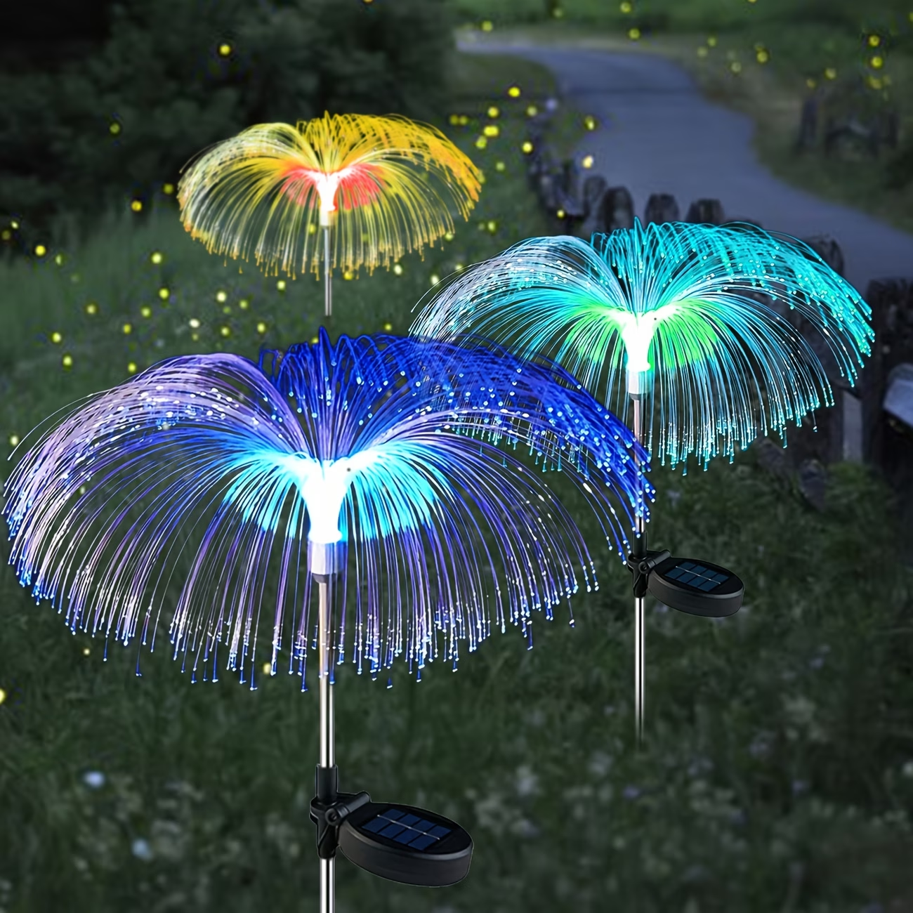 Outdoor Lighting Jellyfish - 1PC 7 Color Changing Outdoor Lamp