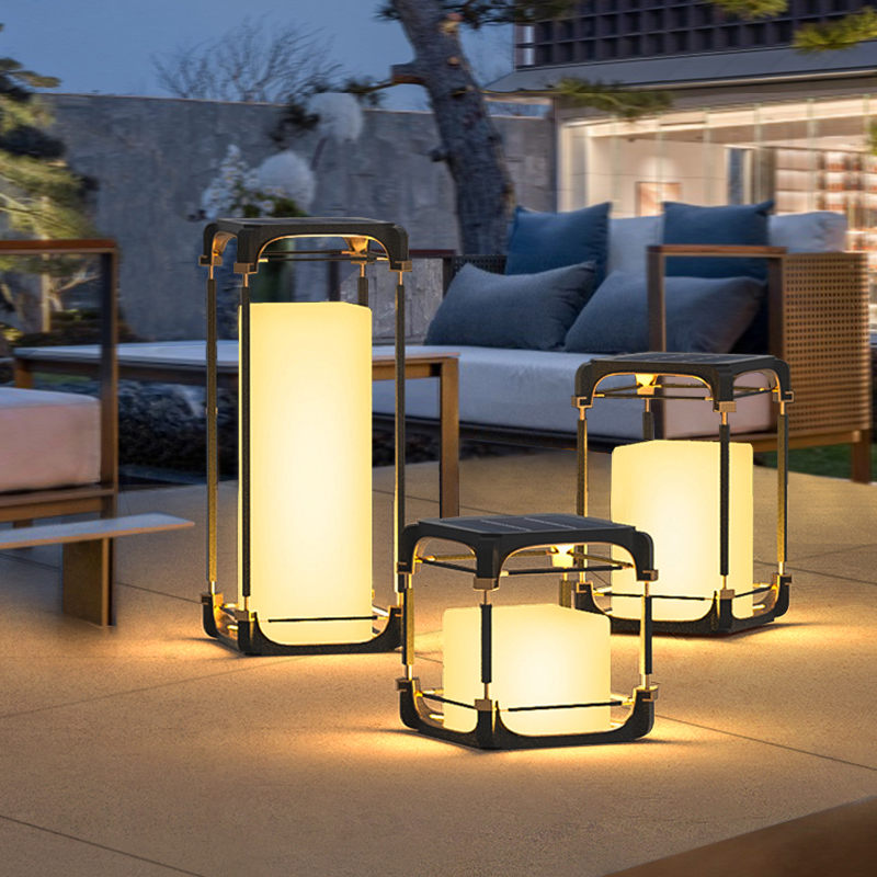 Outdoor Lighting Decoration - Luminous floor lamp courtyard solar LED