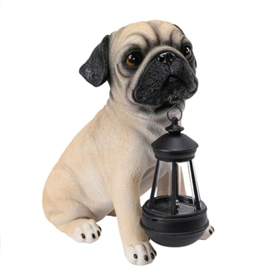 Solar Dog Garden Statue with S - Outdoor Lighting Japan recensione e prezzo