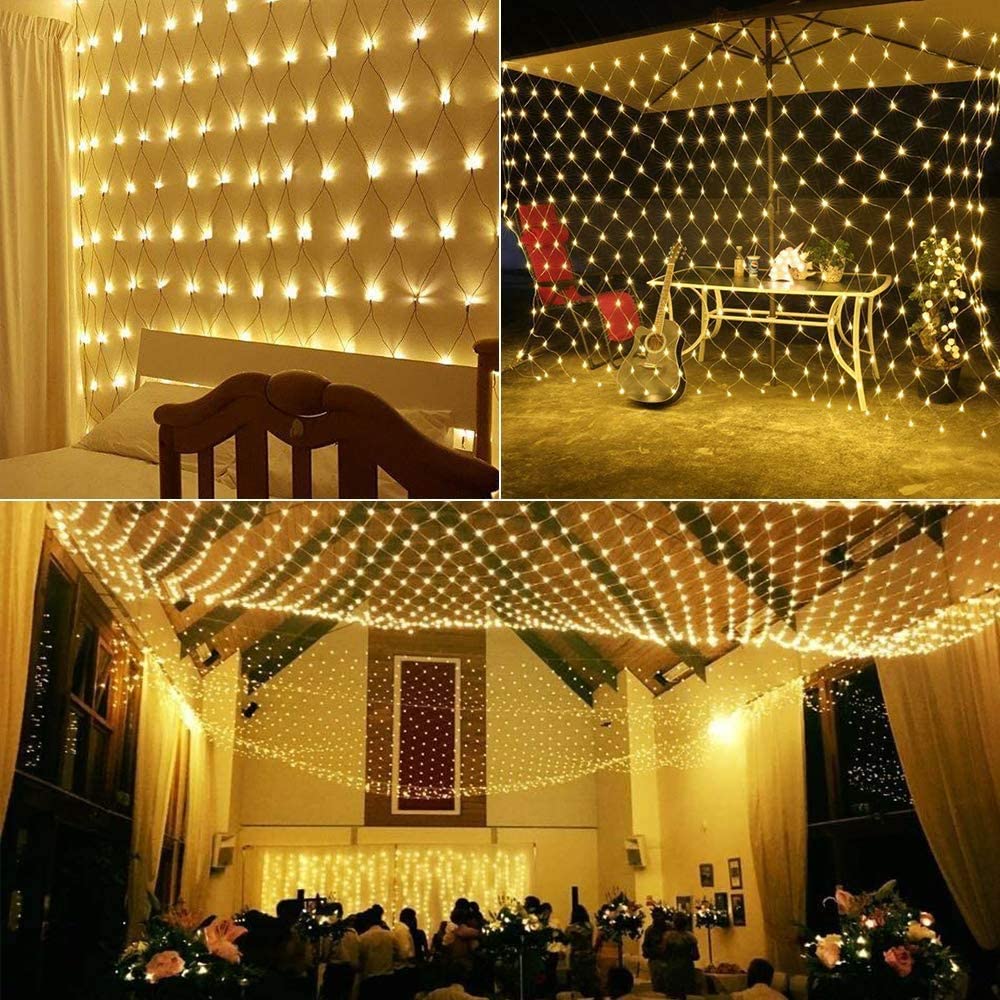 LED Mesh String Lights, 3mX2m  - Outdoor Lighting Grid Screen recensione e prezzo