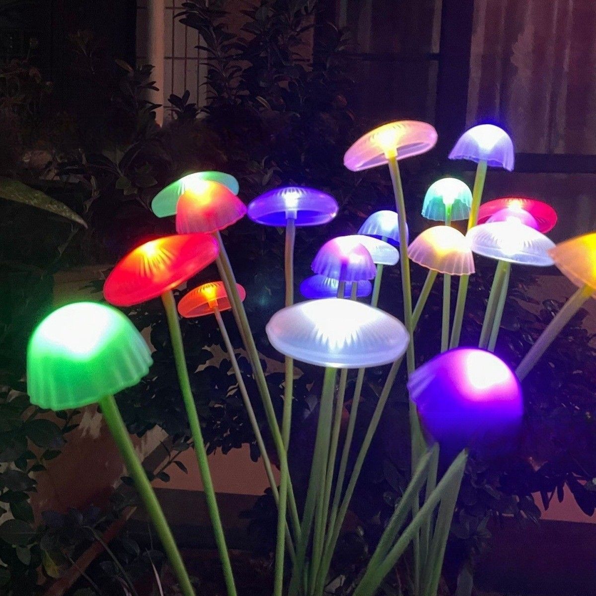 Solar jellyfish mushroom stake - Outdoor Lighting Jellyfish recensione e prezzo