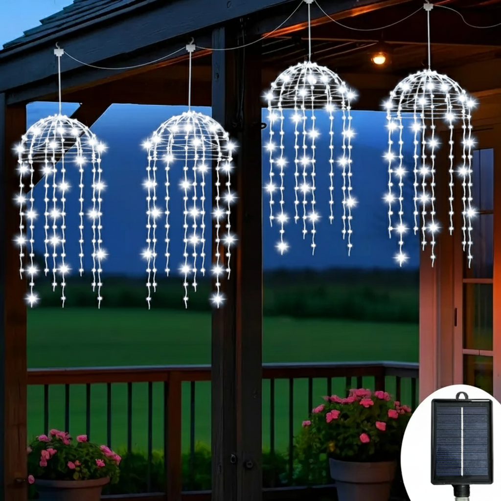 Solar Jellyfish Lights 4/6 pcs - Outdoor Lighting Jellyfish recensione e prezzo