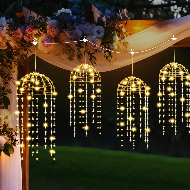 Solar Jellyfish Lights 4/6 pcs - Outdoor Lighting Jellyfish recensione e prezzo
