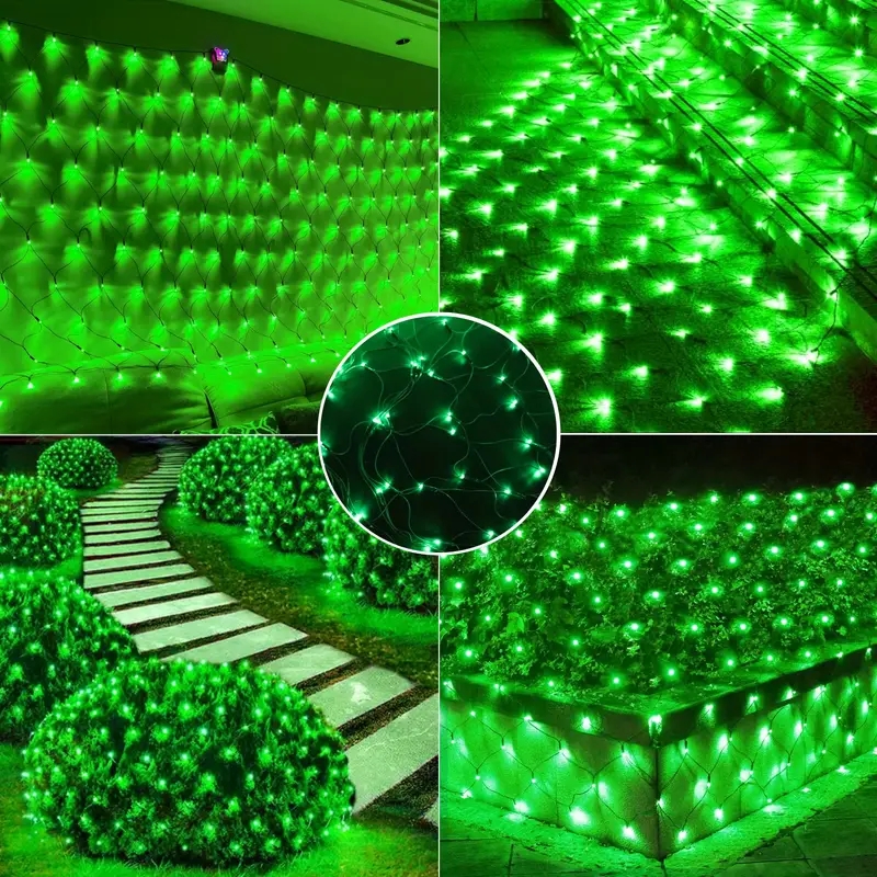 6M 3M Width Solar LED Net Mesh - Outdoor Lighting Grid Screen recensione e prezzo