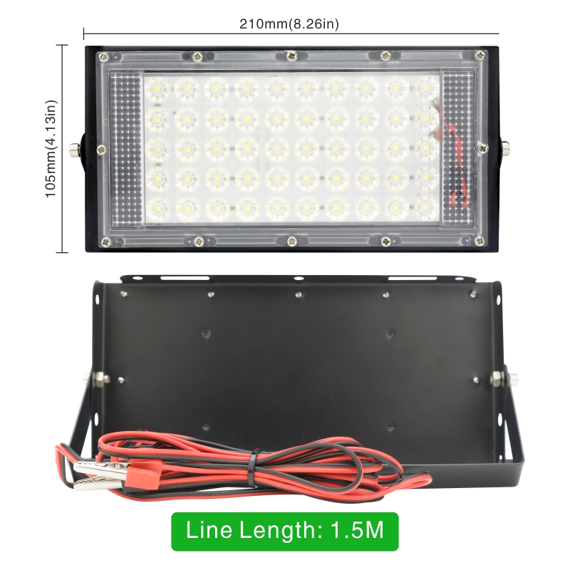 DC 12V-85V 50W Led Flood Light - Outdoor Lighting Volt recensione e prezzo