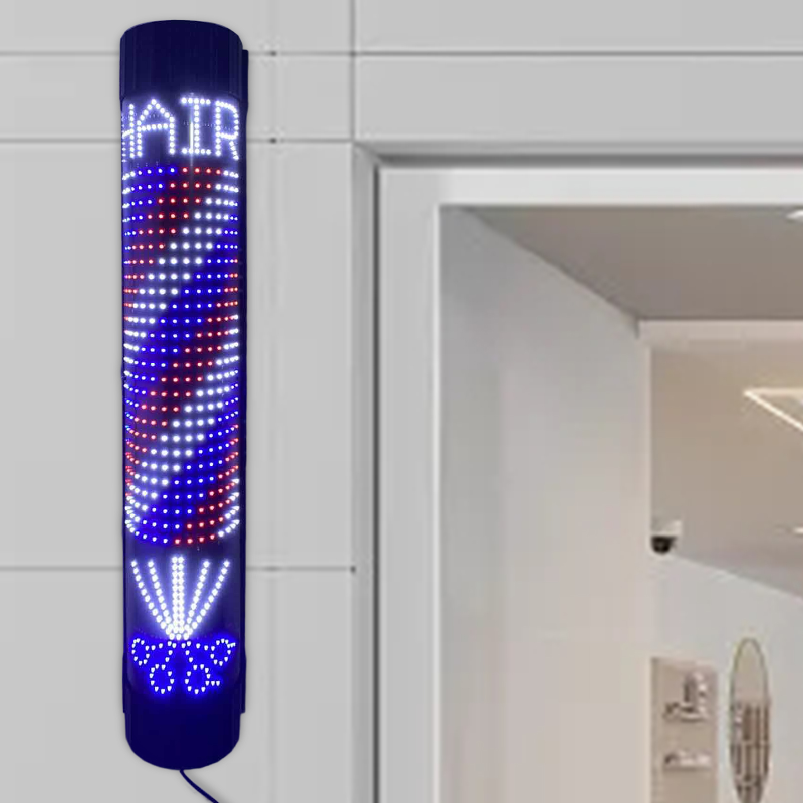 Barber Pole LED Light Rotating - Outdoor Lighting Unit recensione e prezzo