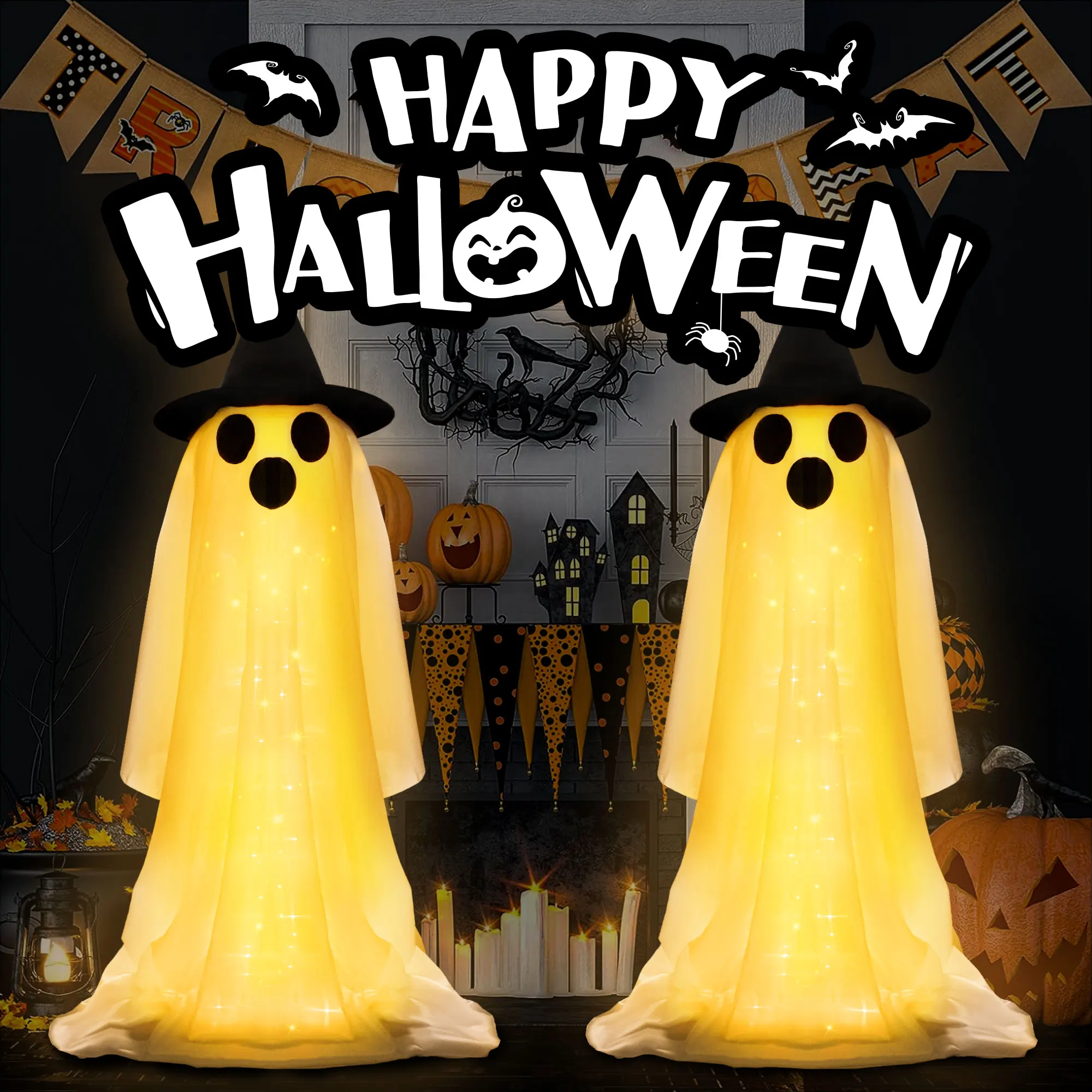 Halloween Party Decor Indoor S - Outdoor Lighting Remote Control recensione e prezzo