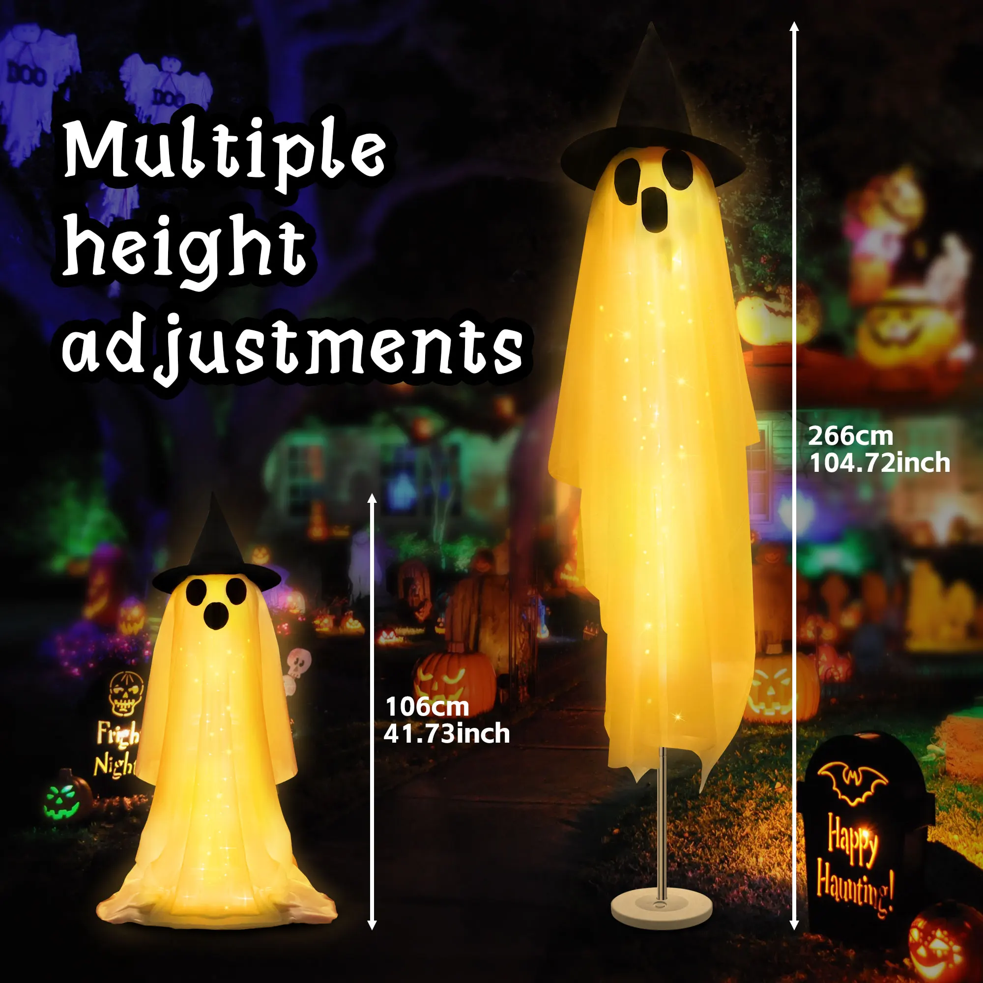 Halloween Party Decor Indoor S - Outdoor Lighting Remote Control recensione e prezzo