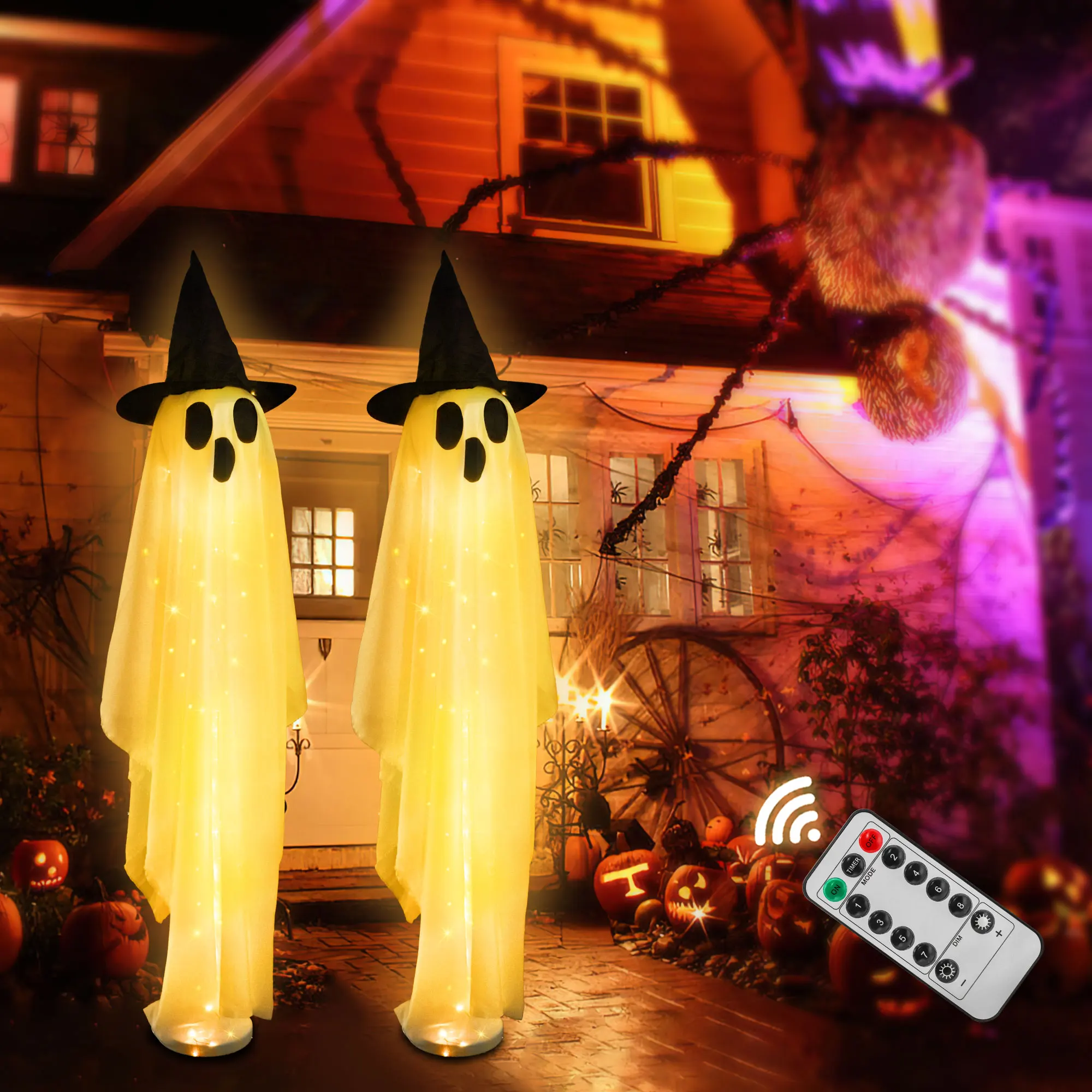 Halloween Party Decor Indoor S - Outdoor Lighting Remote Control recensione e prezzo