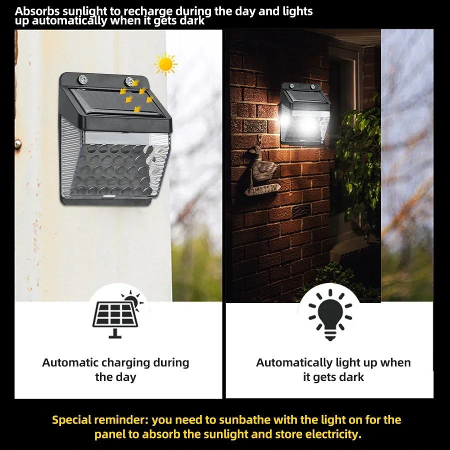 LED Solar Light PIR Motion Sen - Outdoor Lighting Decoration recensione e prezzo