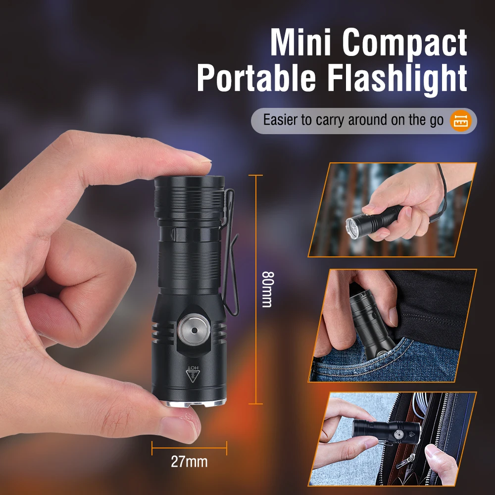 BORUiT ET15 EDC Flashlight Ult - Zinc Outdoor Lighting recensione e prezzo