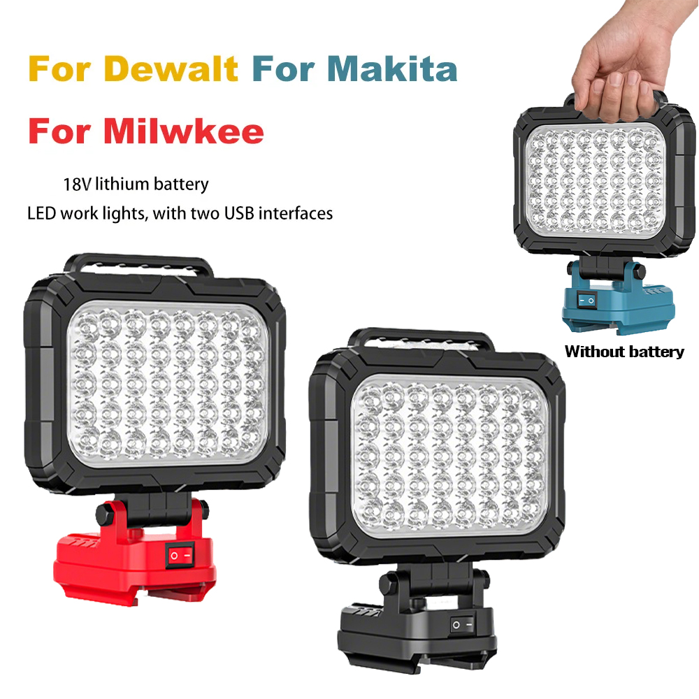 For Dewalt\Makita\ Milwaukee 1 - Outdoor Lighting Jobs recensione e prezzo