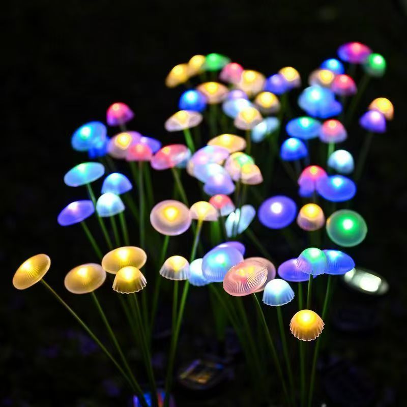 Solar Jellyfish Mushroom Light - Outdoor Lighting Jellyfish recensione e prezzo