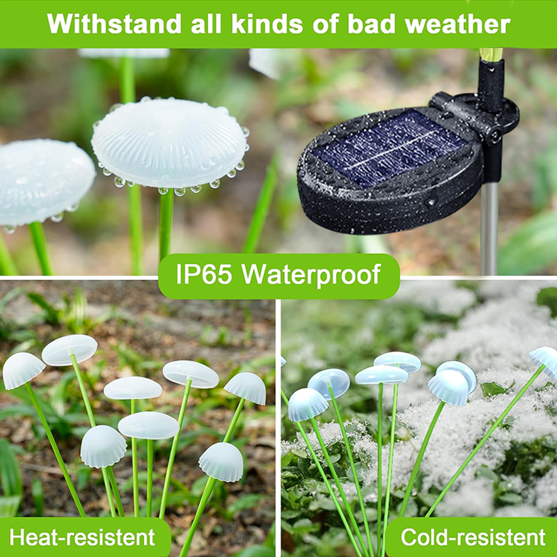 Solar Jellyfish Mushroom Light - Outdoor Lighting Jellyfish recensione e prezzo
