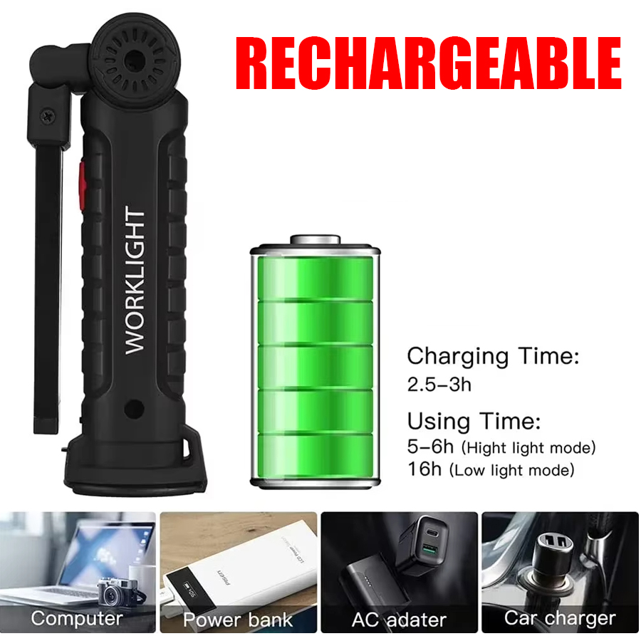 Portable LED Flashlight with M - Outdoor Lighting Beacon recensione e prezzo