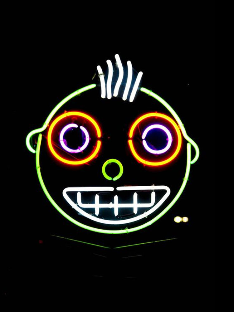 Neon Sign For Round Smiley ner - Outdoor Lighting For Store recensione e prezzo