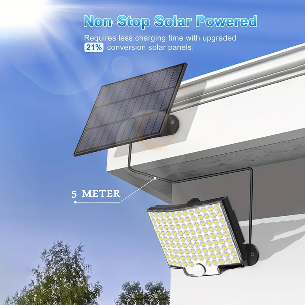 106 LED 3000LM Solar Powered M - Dusk To Dawn Bulb recensione e prezzo