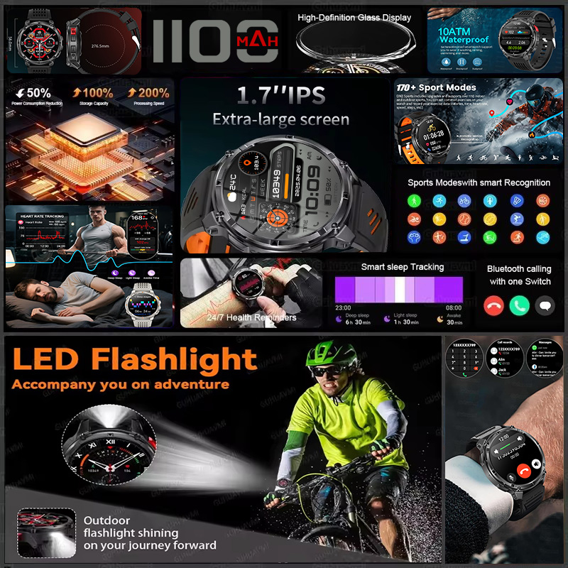 T-REX 3 Military Smartwatch Me - Outdoor Lighting Japan recensione e prezzo