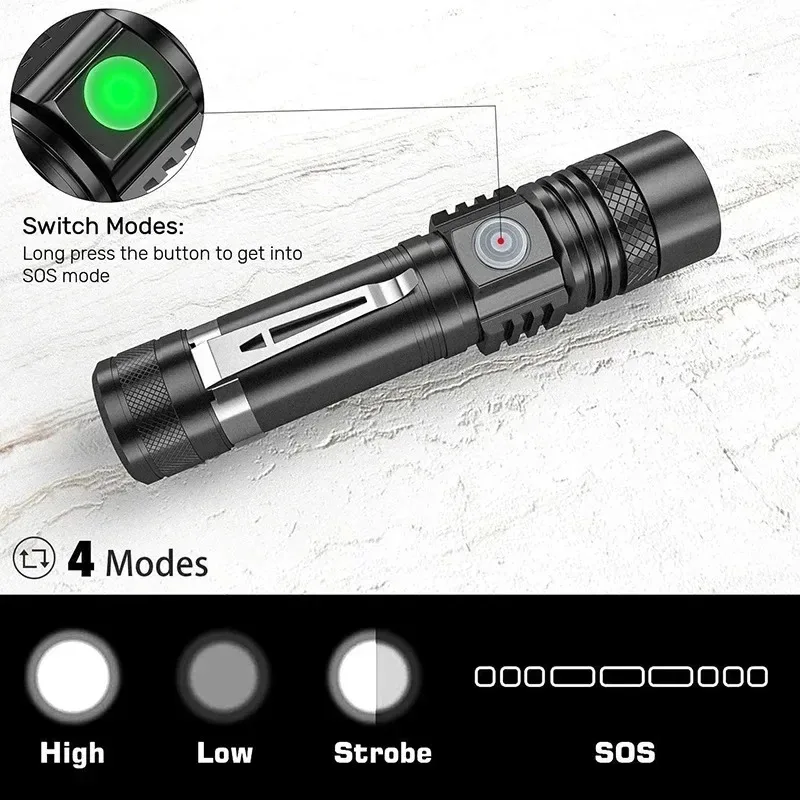 Rechargeable T6 Handheld Flash - Zinc Outdoor Lighting recensione e prezzo