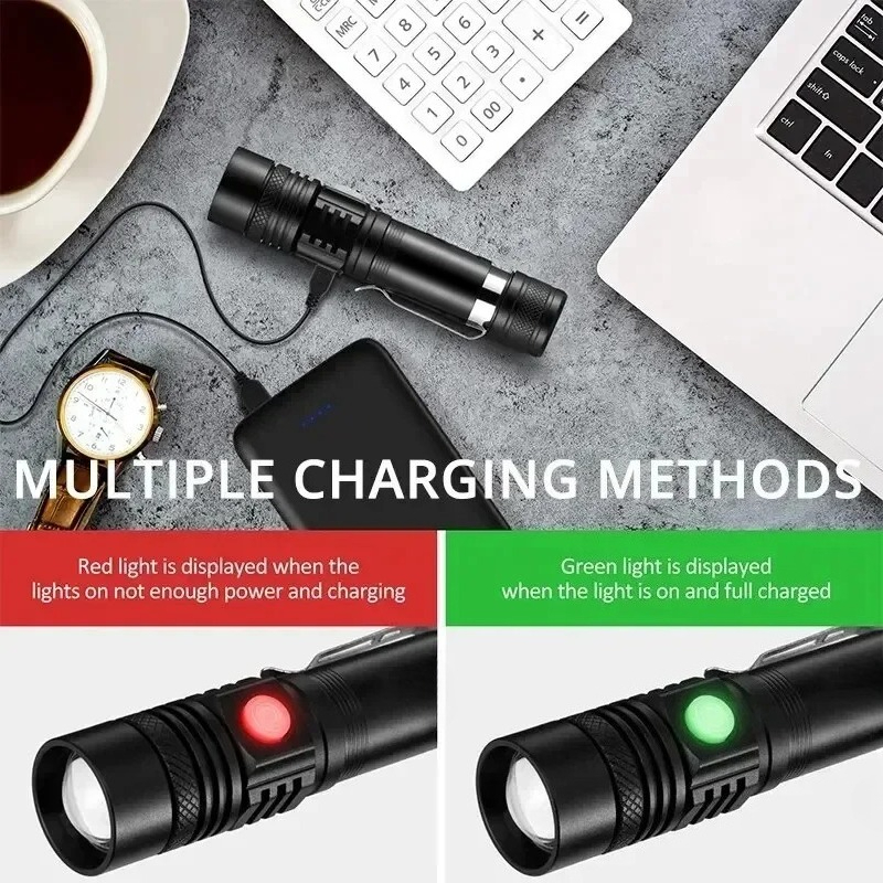 Rechargeable T6 Handheld Flash - Zinc Outdoor Lighting recensione e prezzo