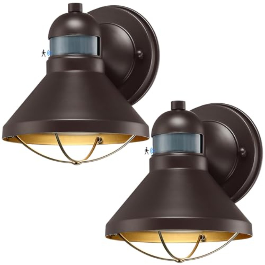 2 Pack Motion Sensor Outdoor L - Outdoor Lighting Lanterns recensione e prezzo