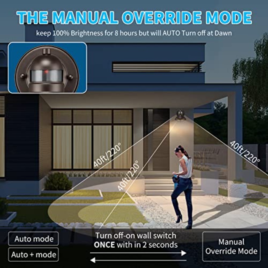 2 Pack Motion Sensor Outdoor L - Outdoor Lighting Lanterns recensione e prezzo