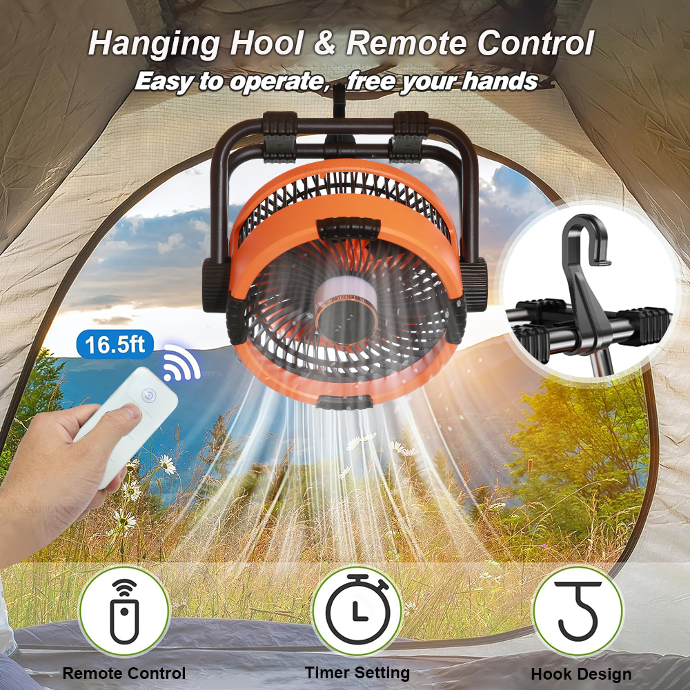 Ceiling Fan Portable Electric  - Outdoor Lighting Remote Control recensione e prezzo