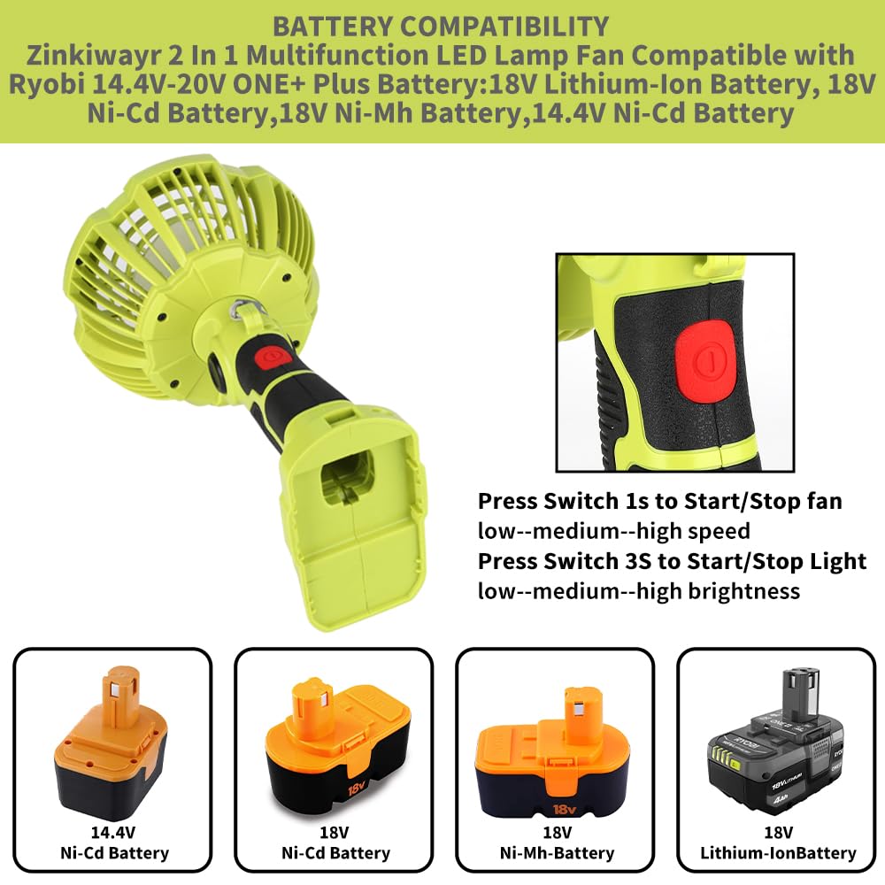 Cordless Portable Fans with 30 - Outdoor Lighting Jobs recensione e prezzo