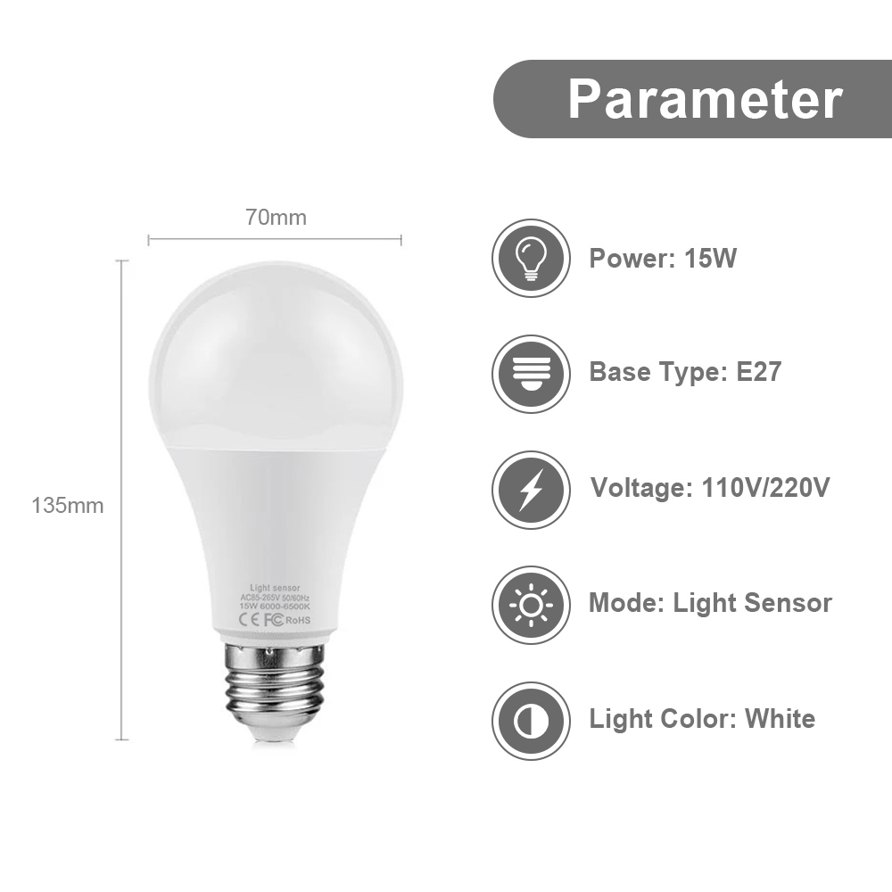15W E27 LED Dusk to Dawn Night - Dusk To Dawn Bulb recensione e prezzo