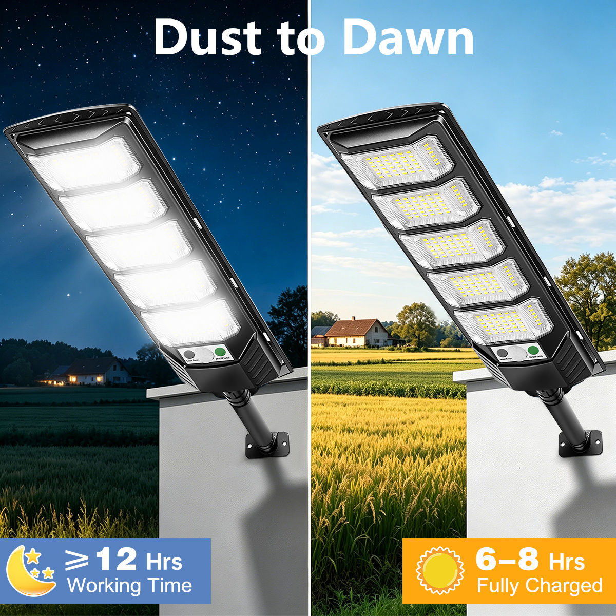 96/240LED Solar Lights Outdoor - Dusk To Dawn Bulb recensione e prezzo