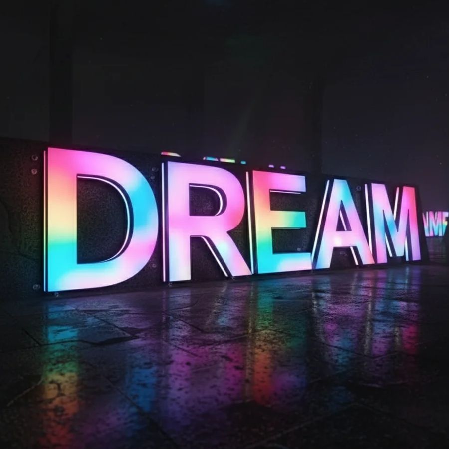 Custom RGB Metal LED Sign Wall - Outdoor Lighting For Store recensione e prezzo