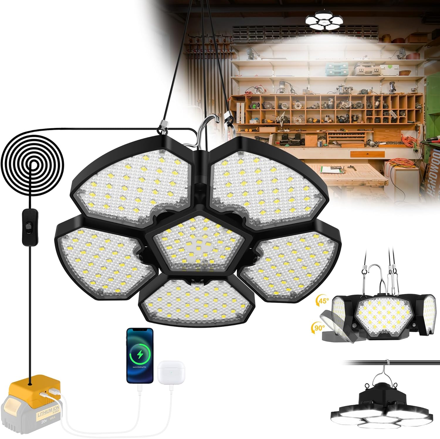 Battery Operated Shed Light Ou - Outdoor Lighting Jobs recensione e prezzo