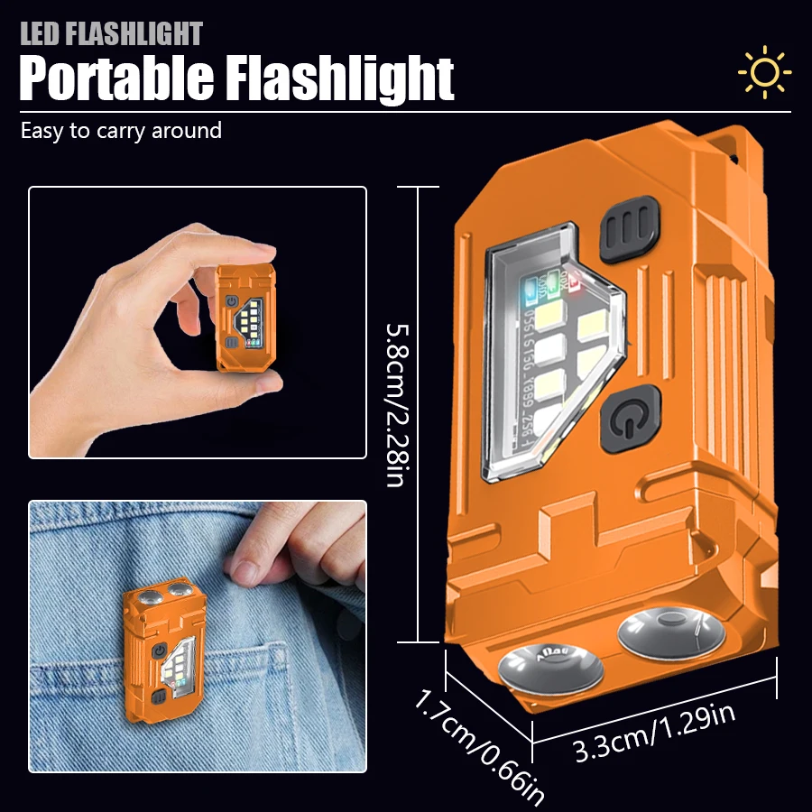 Mini Keychain EDC Flashlight R - Outdoor Lighting Beacon recensione e prezzo