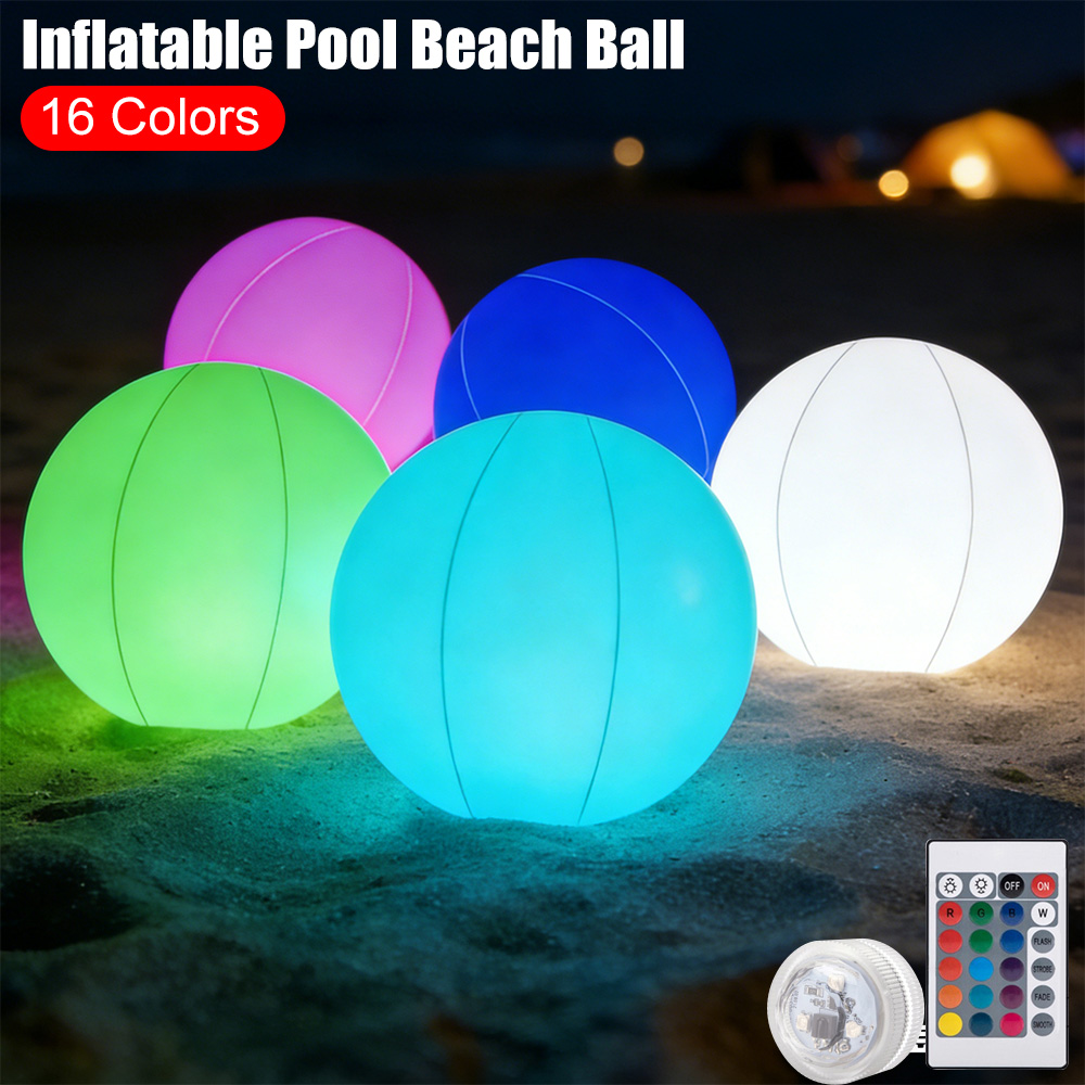 Pool Luminous Inflatable Ballo - Outdoor Lighting Around Pool recensione e prezzo