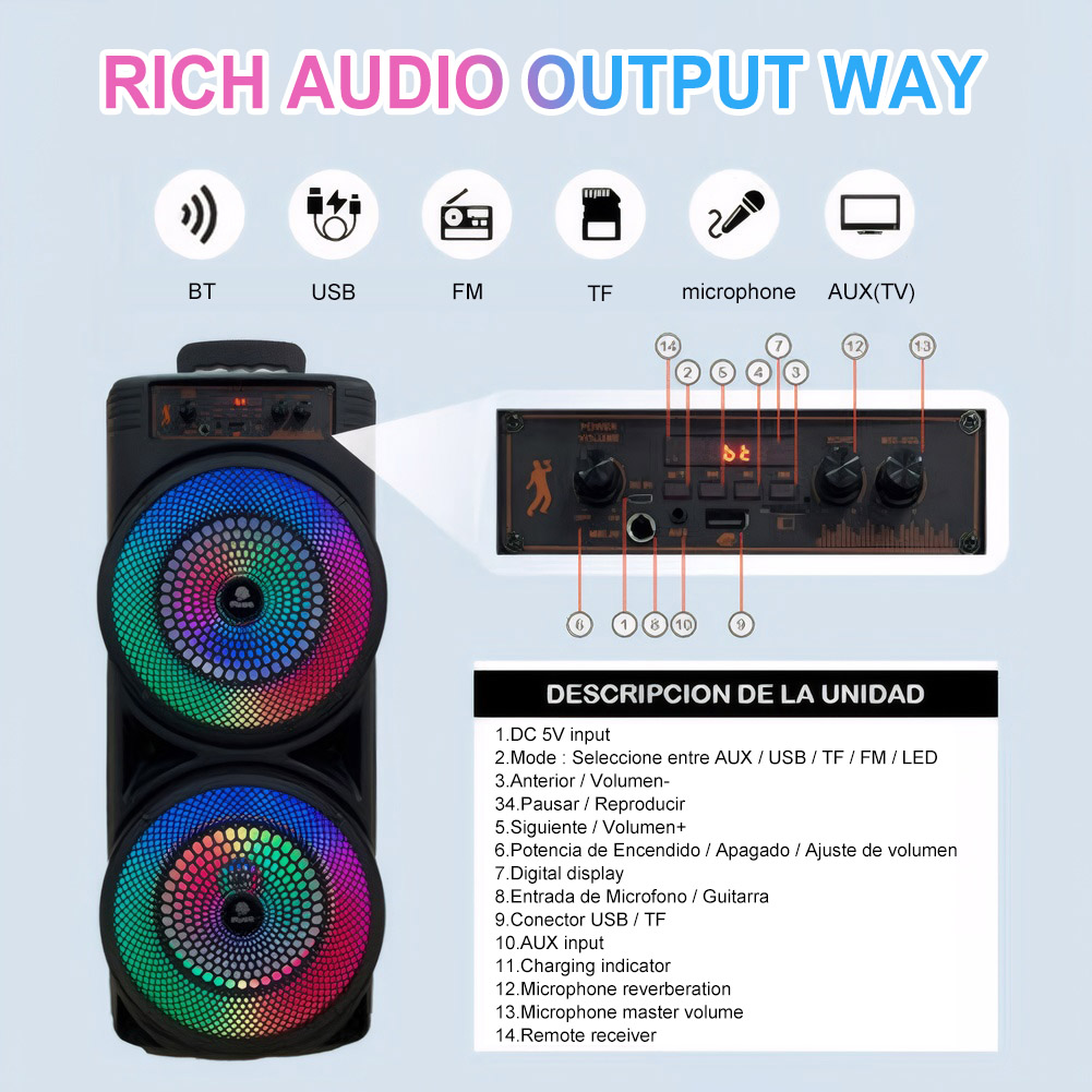 For Party Bluetooth Speaker Do - Outdoor Lighting Unit recensione e prezzo