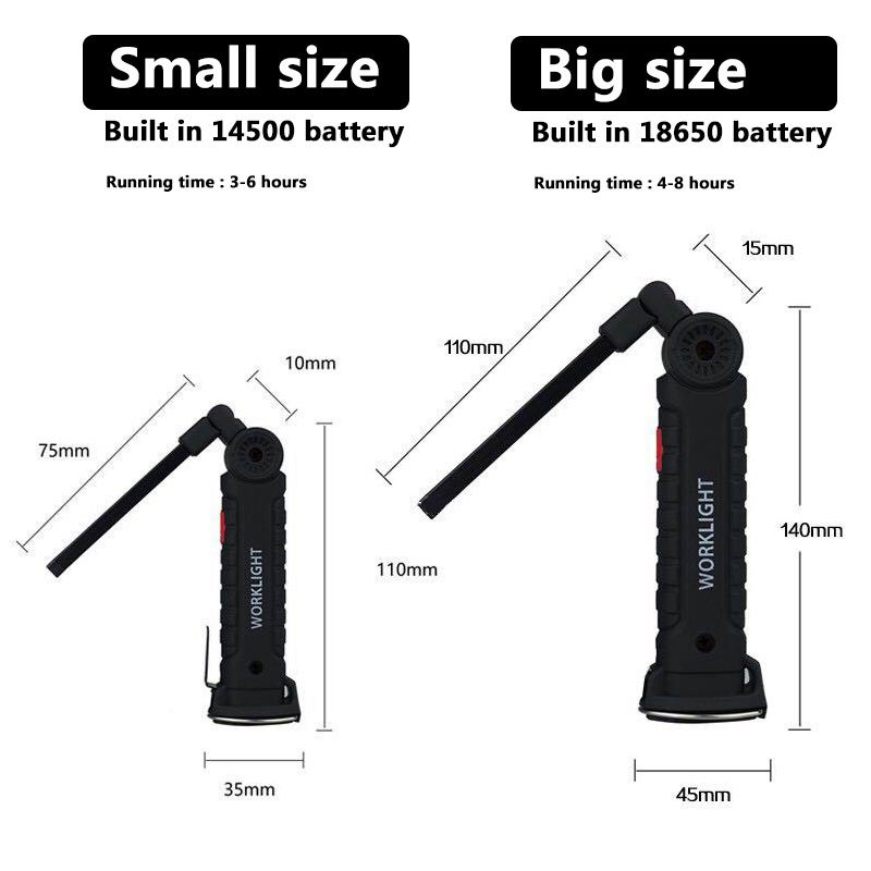 Portable Fold LED Flashlight S - Outdoor Lighting Types recensione e prezzo