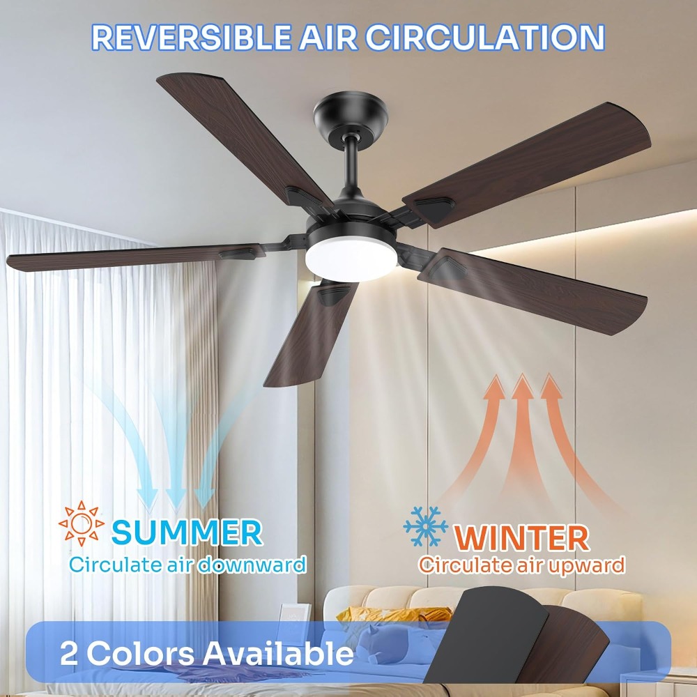 52 Inch Ceiling Fan with Light - Outdoor Lighting Remote Control recensione e prezzo