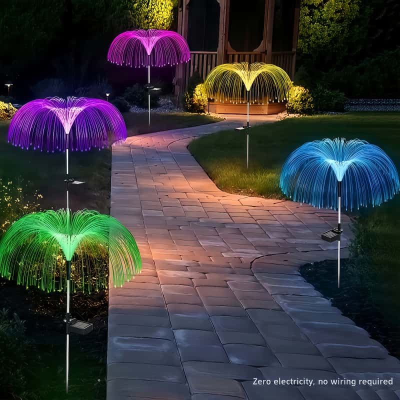 5 Pcs Solar Jellyfish LED Ligh - Outdoor Lighting Jellyfish recensione e prezzo