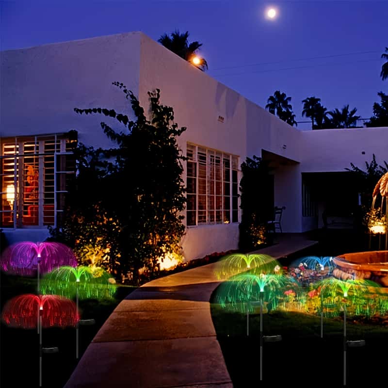 5 Pcs Solar Jellyfish LED Ligh - Outdoor Lighting Jellyfish recensione e prezzo