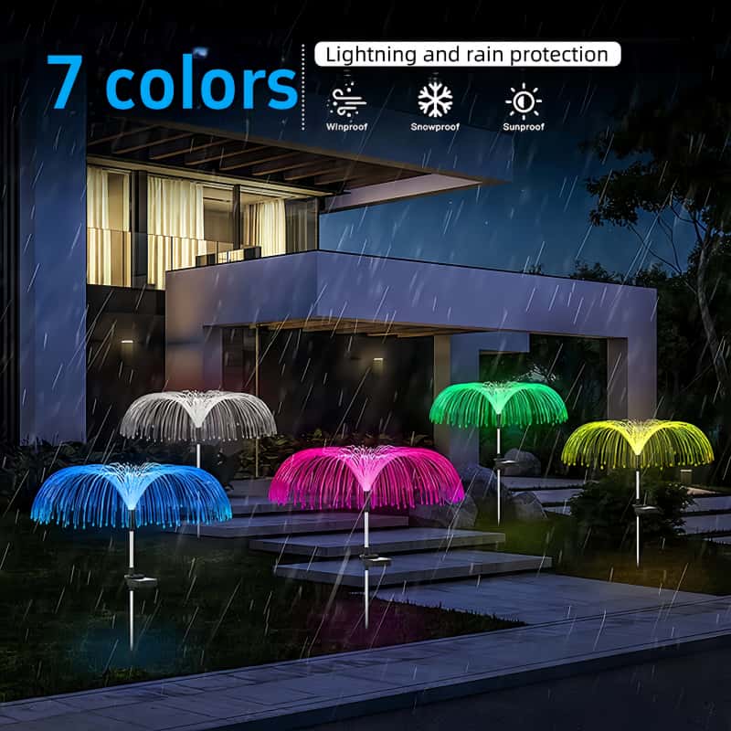 5 Pcs Solar Jellyfish LED Ligh - Outdoor Lighting Jellyfish recensione e prezzo