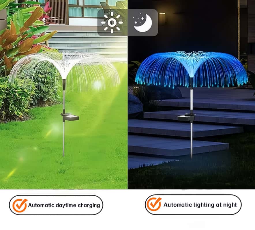 5 Pcs Solar Jellyfish LED Ligh - Outdoor Lighting Jellyfish recensione e prezzo