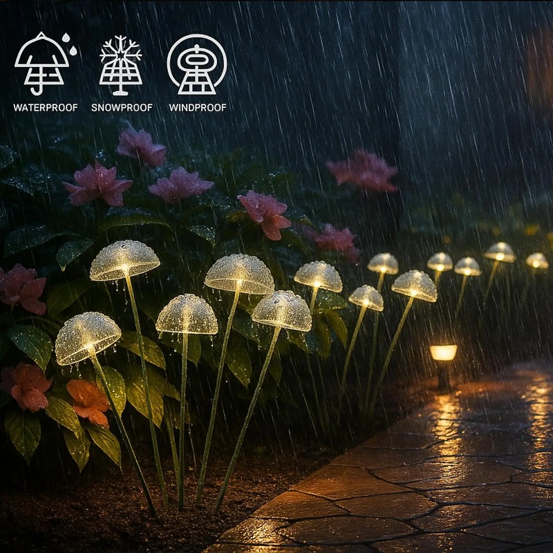 6LEDS Solar Mushroom Ambient L - Outdoor Lighting Jellyfish recensione e prezzo
