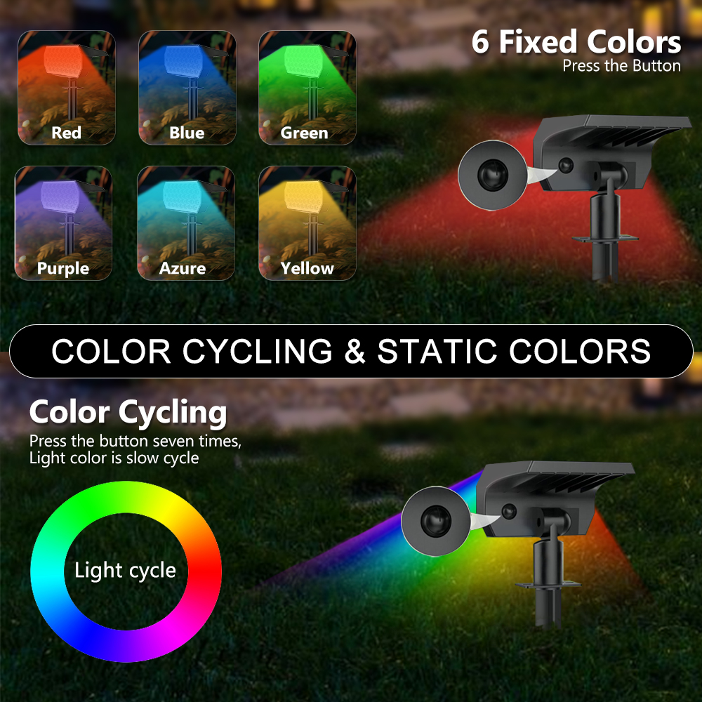 1-4PCS Solar RGB Spot Lights O - Dusk To Dawn Bulb recensione e prezzo