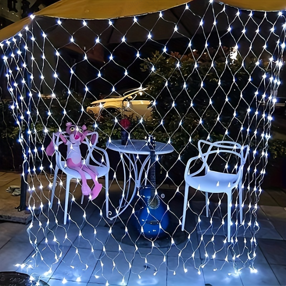 Christmas Net Lights, 640 LED  - Outdoor Lighting Grid Screen recensione e prezzo